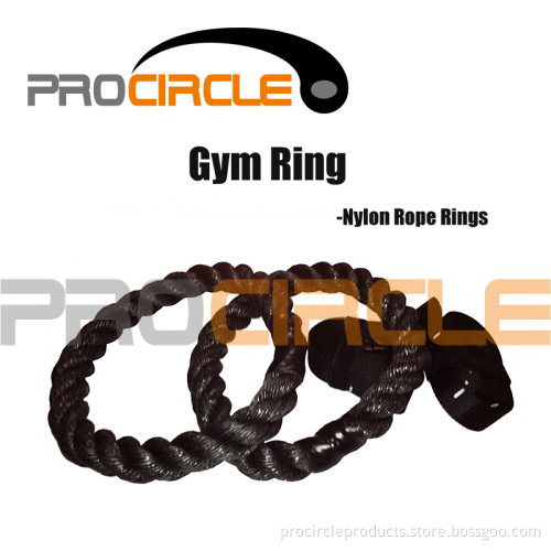 Crossfit Training High Quality Nylon Rope Ring Nylon Gym Ring (PC-GR1006)